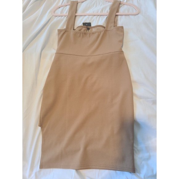 Boohoo Night Extreme Split Ring Detail Bodycon, Size US 6 - Picture 5 of 5